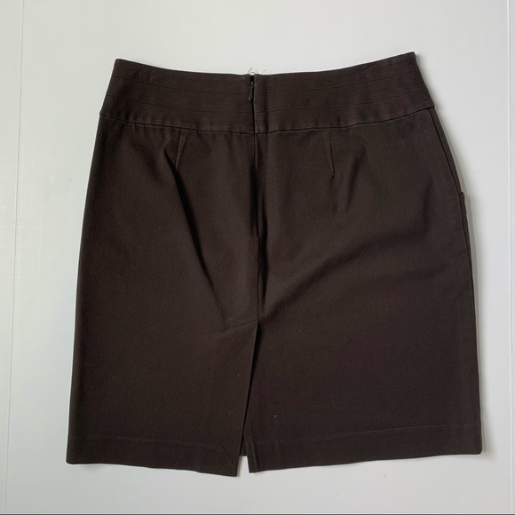 Banana Republic Brown Stretch Skirt with Pockets Size 4 - Picture 1 of 9